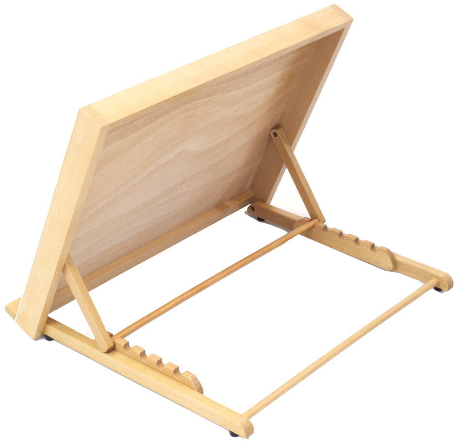 Chevalet de table, vue arrière