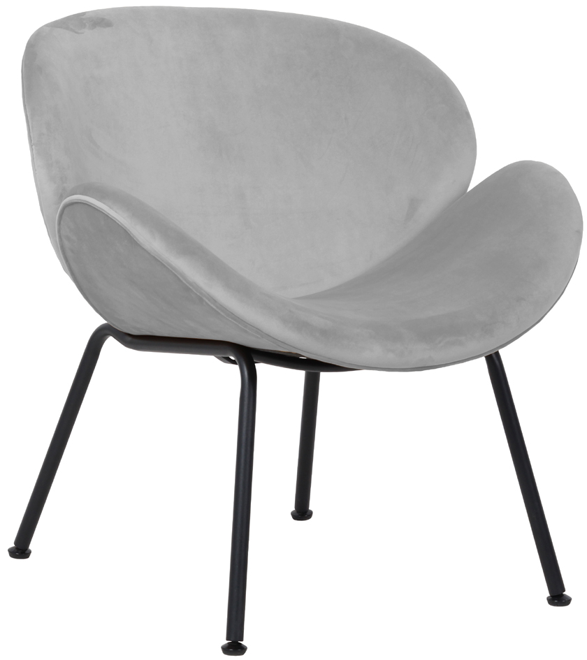 PAPERFLOW Fauteuil visiteur SMILE, gris