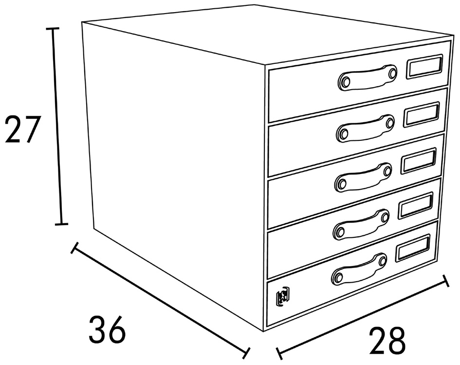 Visuel de référence : vue détaillée - dimensions