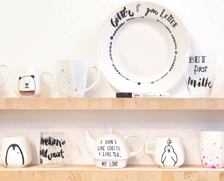 Peintures & marqueurs pour porcelaine