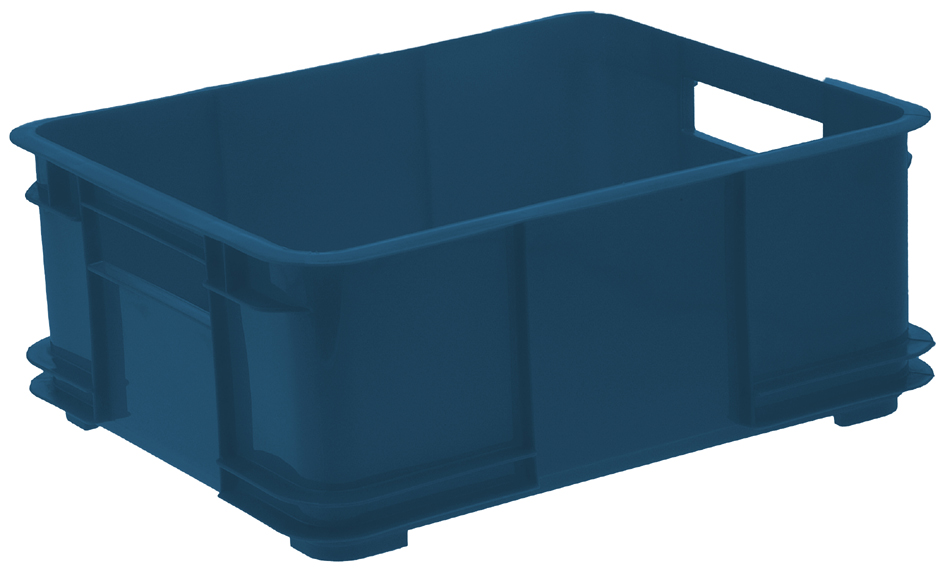 keeeper Caisse de rangement Euro-Box L 'bruno eco', bleu