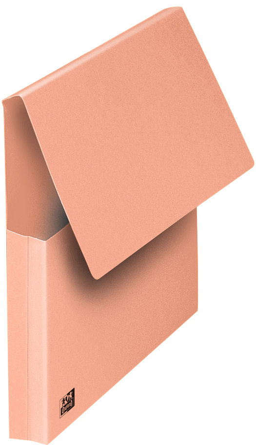 Oxford Pochette document à soufflet, A4, rose pastel