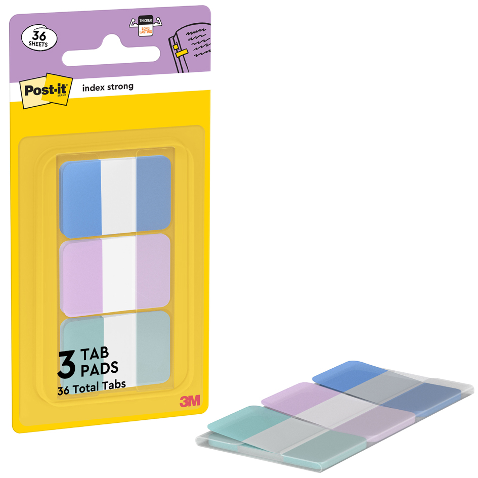 Marque-page rigide, couleurs pastel (686-3COAST)