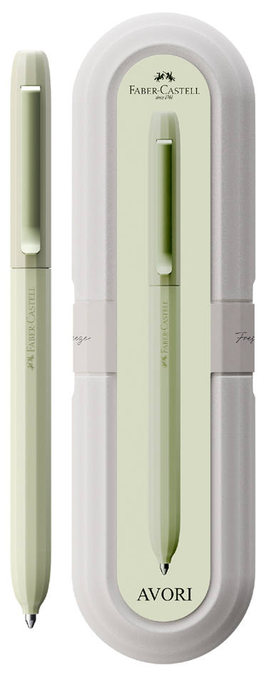 FABER-CASTELL Stylo bille rétractable AVORI XB, Fresh Breeze