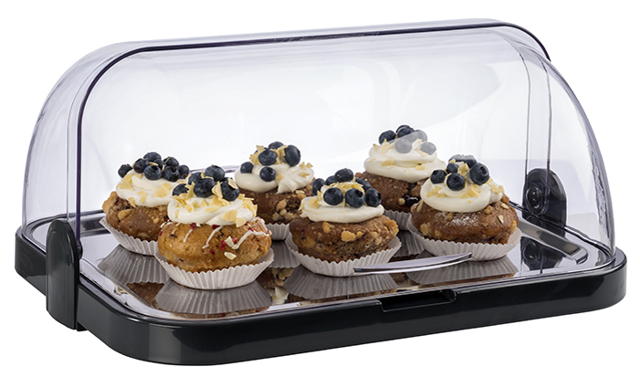 APS Vitrine de buffet, noir