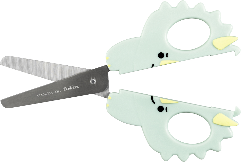 folia Ciseaux DINO, ronds, longueur: 160 mm