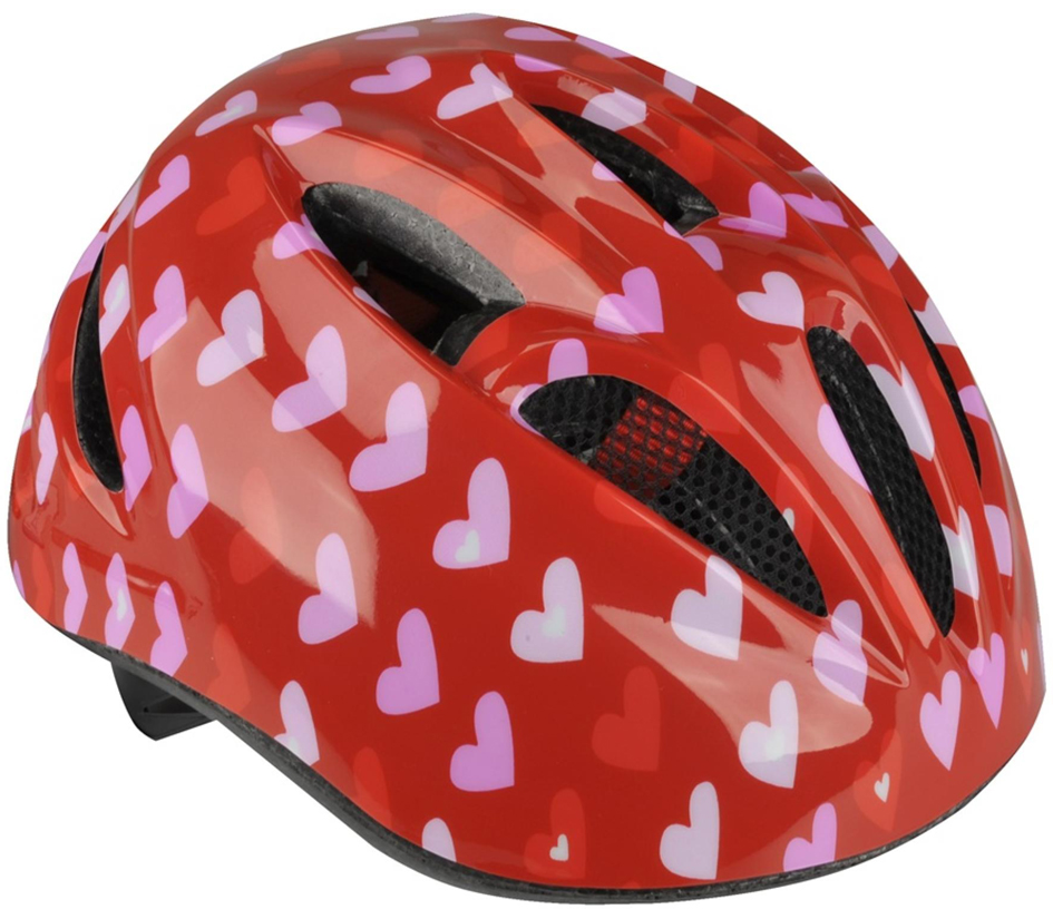 FISCHER Casque de vélo pour enfants 'Coeurs', taille: XS/S