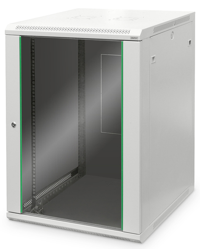 DIGITUS Coffret mural 19' Dynamic Basic, 16 U, gris clair