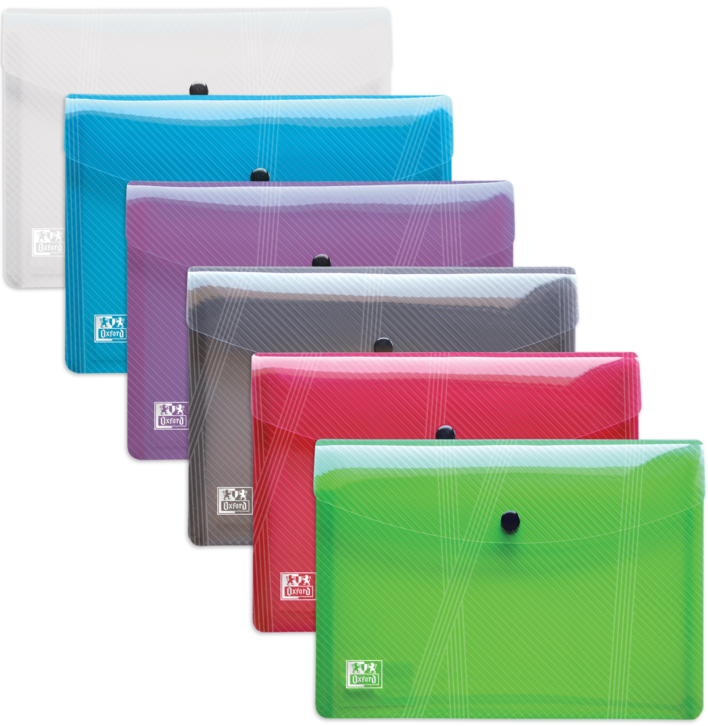 Oxford Pochette à documents HAWAI, A4, PP, assorti