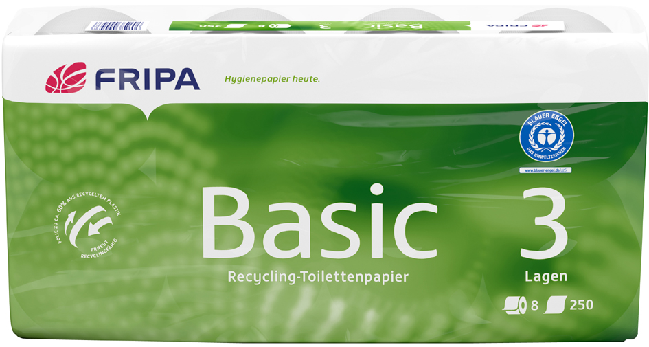 Papier toilette, emballage standard