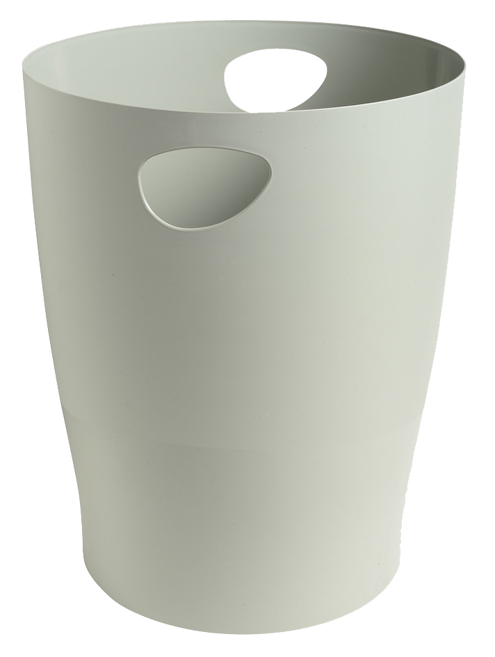 EXACOMPTA Corbeille à papier ECOBIN, 15 litres, gris