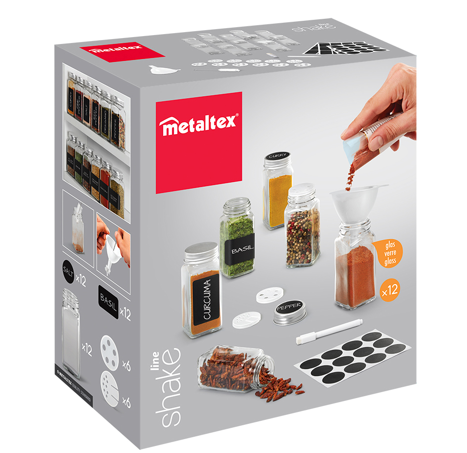 Kit de saupoudreuses Shake-It, emballage