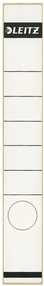 LEITZ Etiquette pour dos de classeur, 39 x 285 mm, blanc