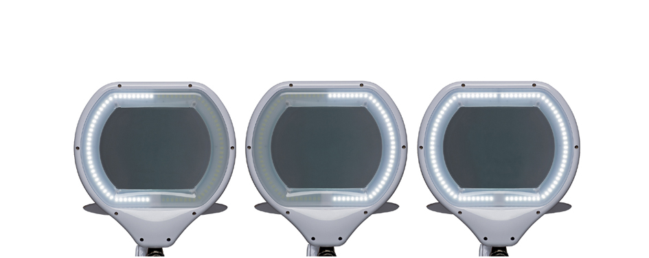 LED dimmables dans 3 zones