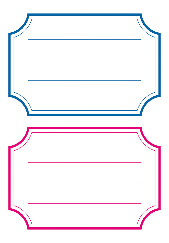 Etiquettes pour livres, en couleur