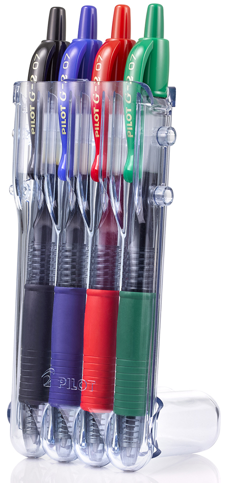 Stylo roller à encre gel G2 07 Set2Go, étui organiseur Evolutive