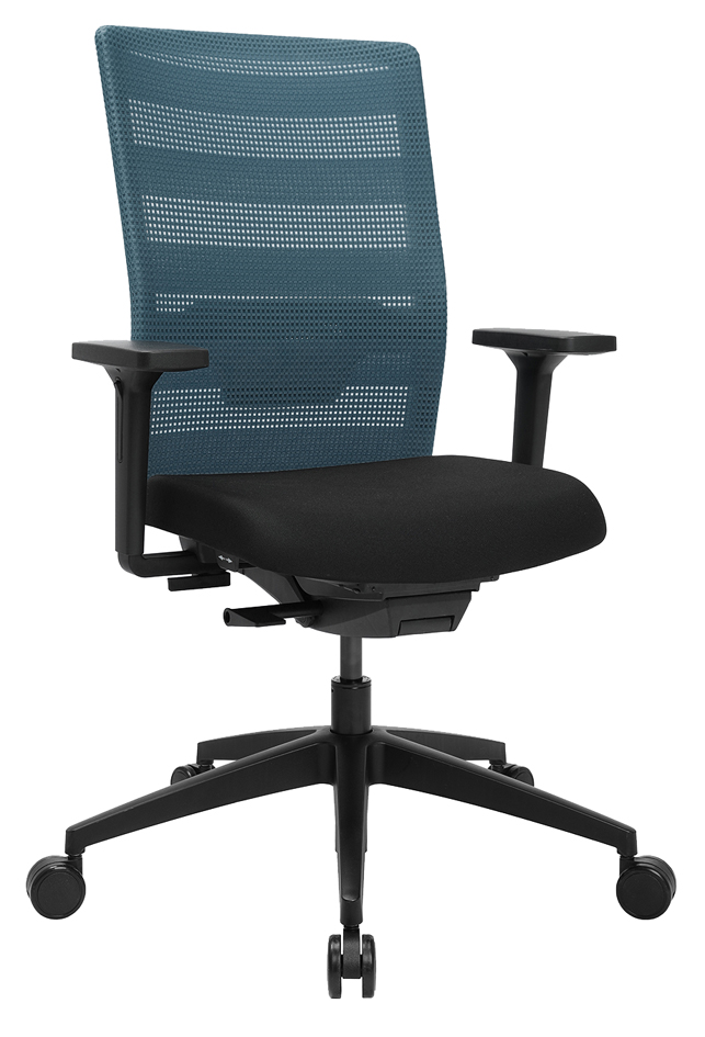 Chaise de bureau pivotante "Airwork", pétrole
