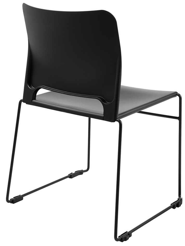 Chaise visiteur "Visit Lite" en plastique - vue arrière
