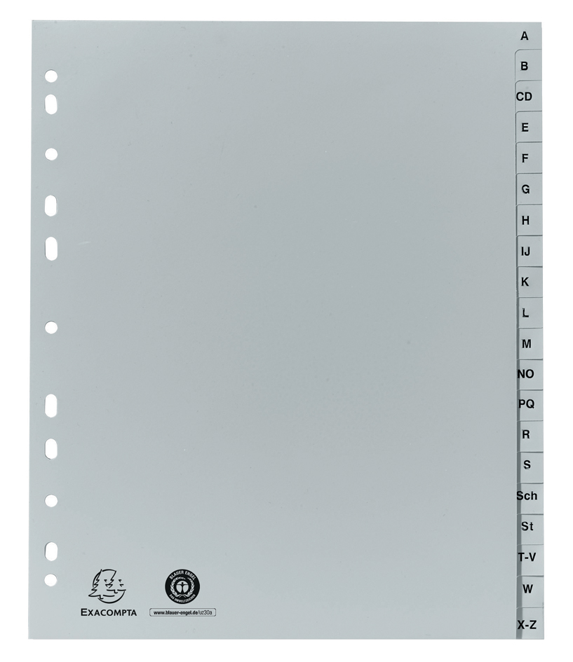 Intercalaires alphabétiques en plastique, A4+, 20 touches (SCH, ST incl.)