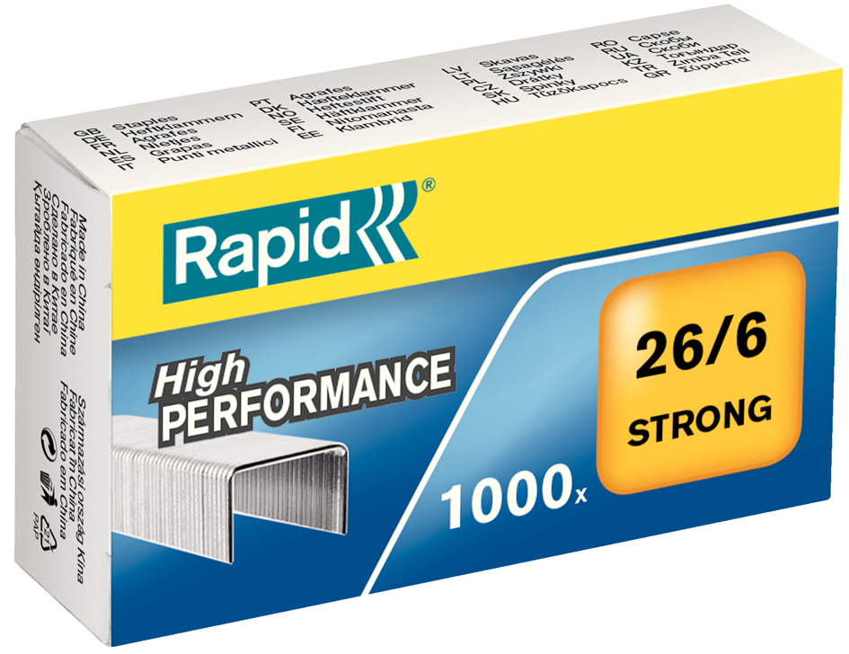 Rapid Agrafes Strong 23/17, galvanisé