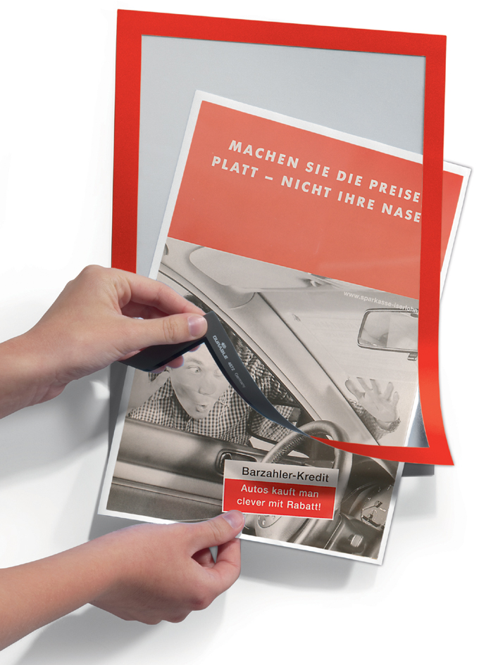 Cadres d'informations, A4 auto-adhésif