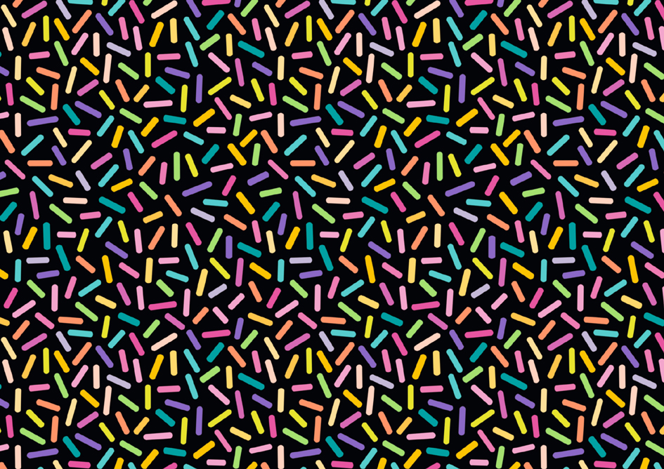 Motif : Sprinkles black