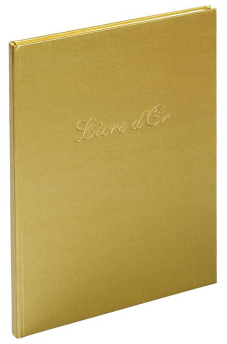 Livres d'or, inscription en français