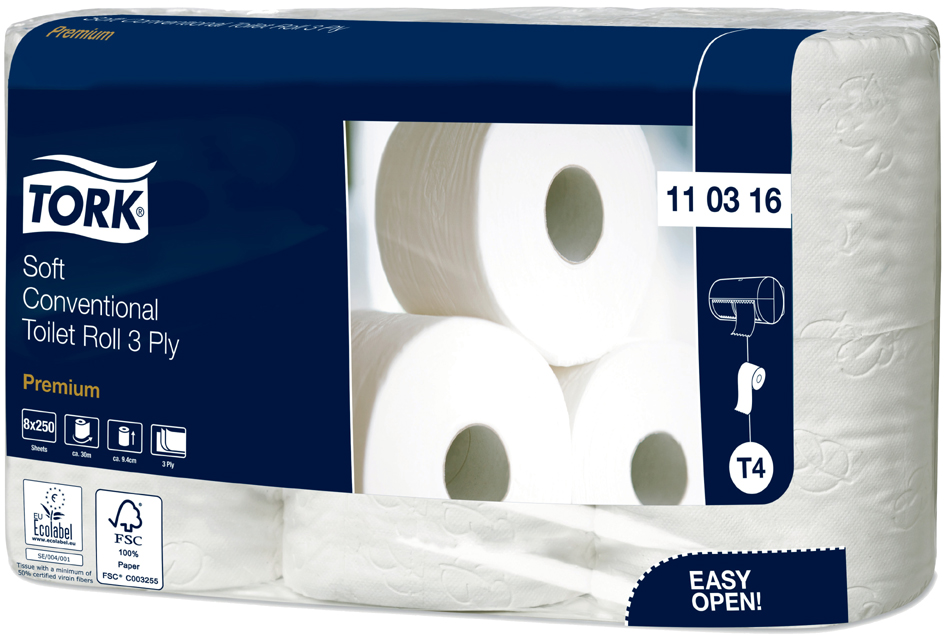 Papier toilette 3 couches, qualité premium