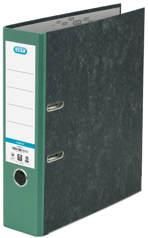 ELBA classeur smart marbré nuageux, dos: 80mm, vert, DIN A4