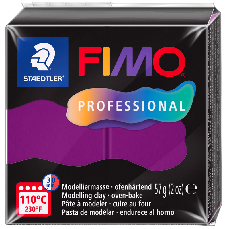 FIMO PROFESSIONAL Pâte à modeler, 57 g, violet