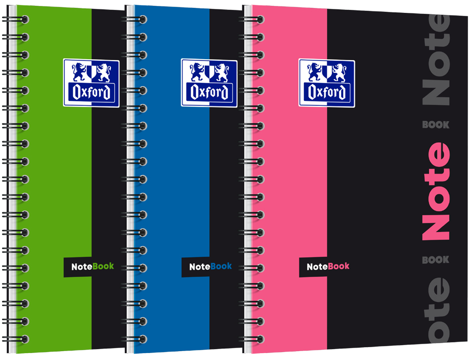 Oxford Etudiants Cahier à spirale 'NOTEBOOK', B5, ligné