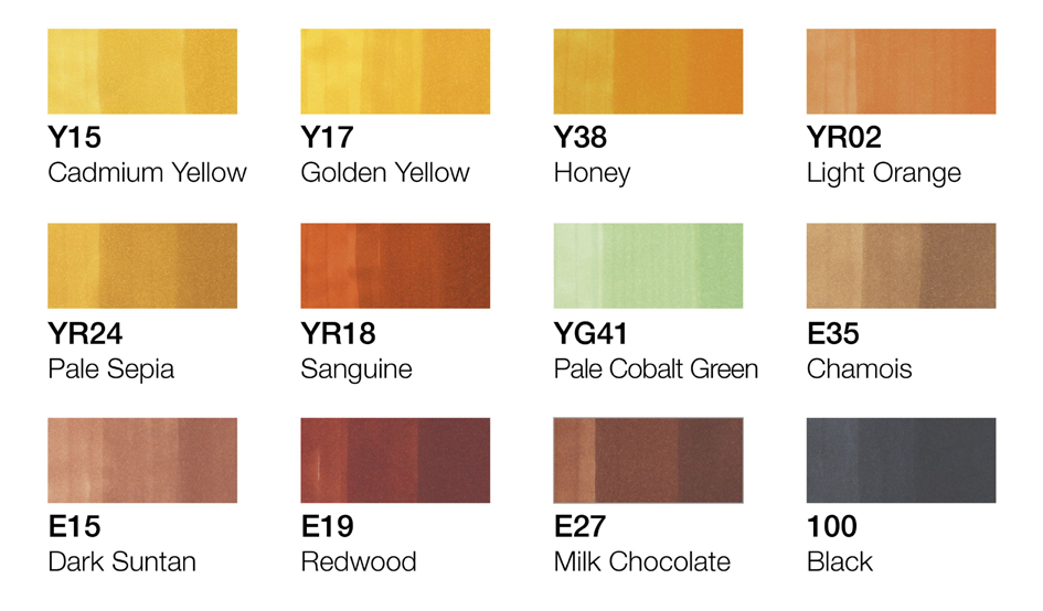 aperçu des couleurs