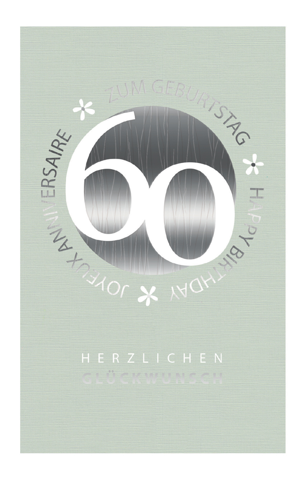 Cartes d'anniversaire, avec chiffres
