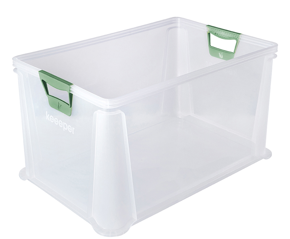 keeeper Boîte de rangement 'luis', 64 litres, transparent
