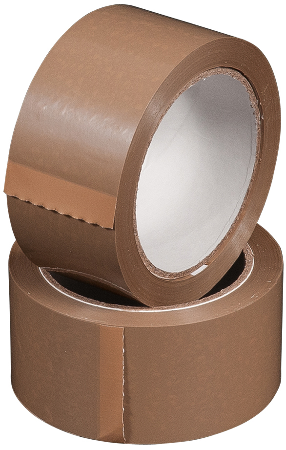 Rubans adhésifs d'emballage, PVC