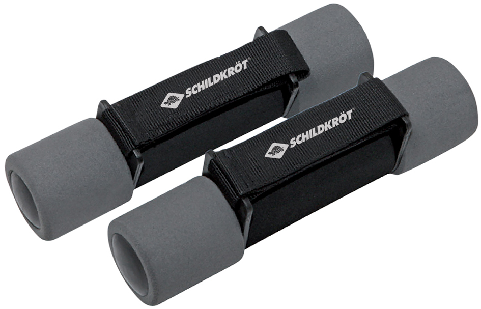 SCHILDKRÖT Haltères Soft, set de 1,0 kg, noir/anthracite