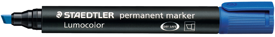 Marqueur permanent Lumocolor 350, bleu