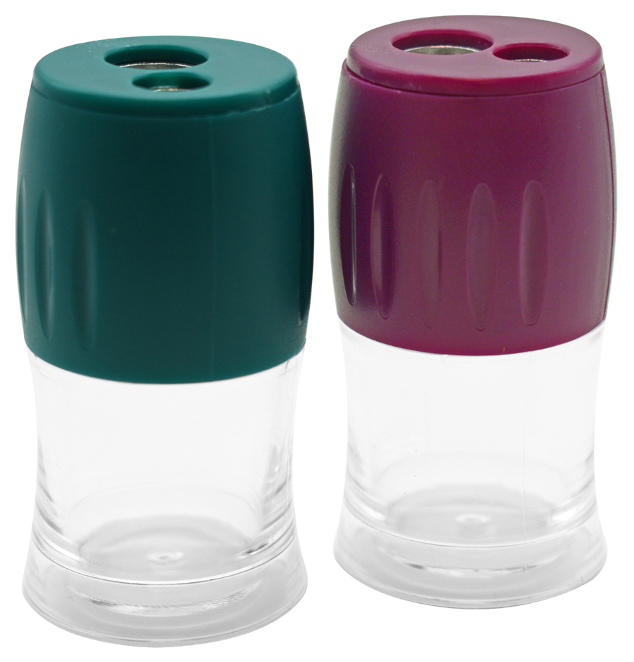 Taille-crayons à réservoir 2 trous