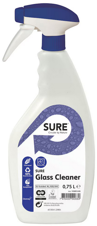 SURE Nettoyant pour vitre 'Glass Cleaner', pulvérisateur de