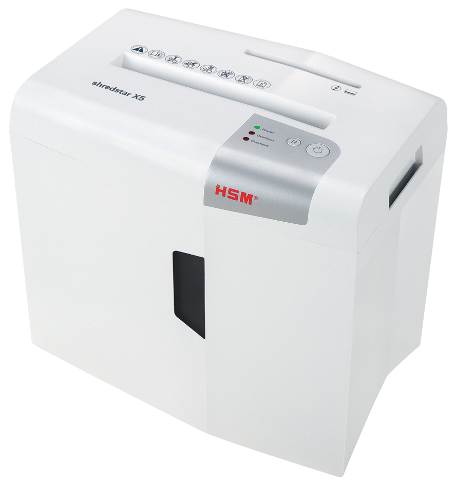 HSM Destructeur de documents shredstar X5, particules: