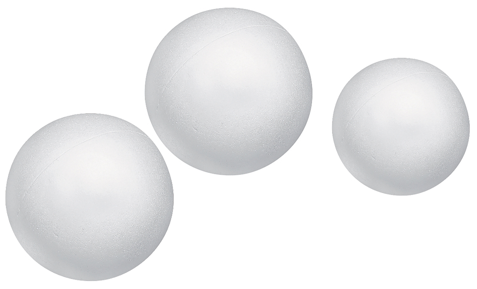 Boules en polystyrène