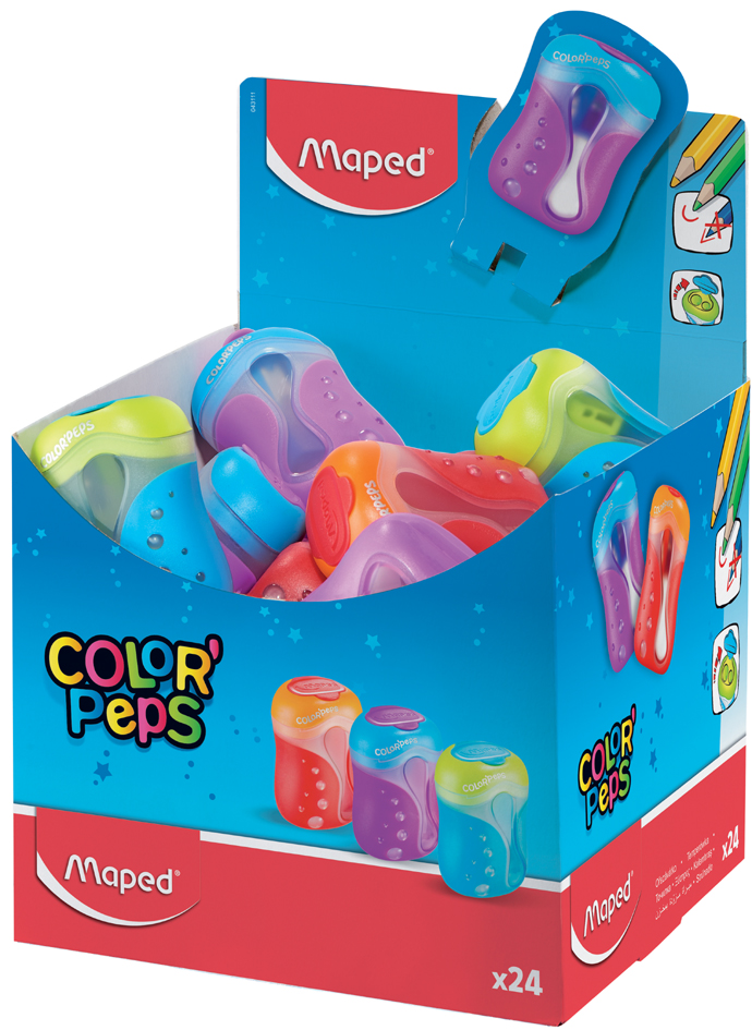Maped Double taille-crayons COLOR'PEPS, assorti