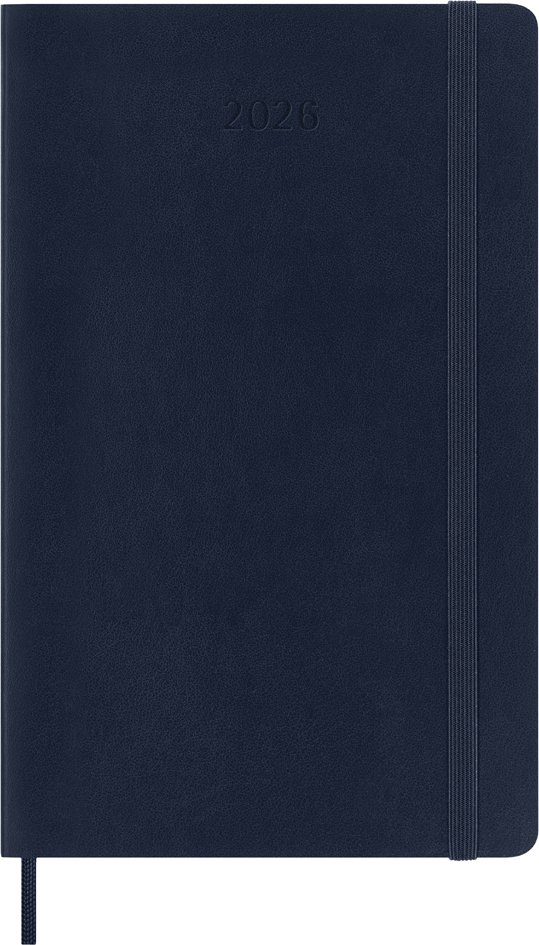 Calendrier journalier 2026, bleu saphir