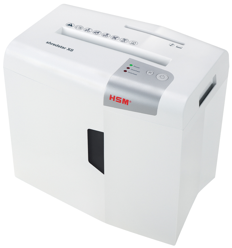 HSM Destructeur de documents shedstar X8, coupe particules: