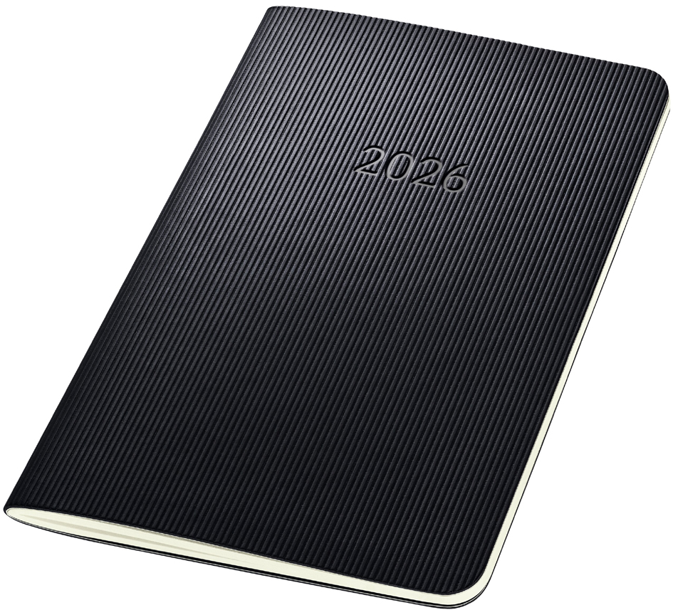 sigel Agenda de poche Conceptum 2026, env. A6, noir