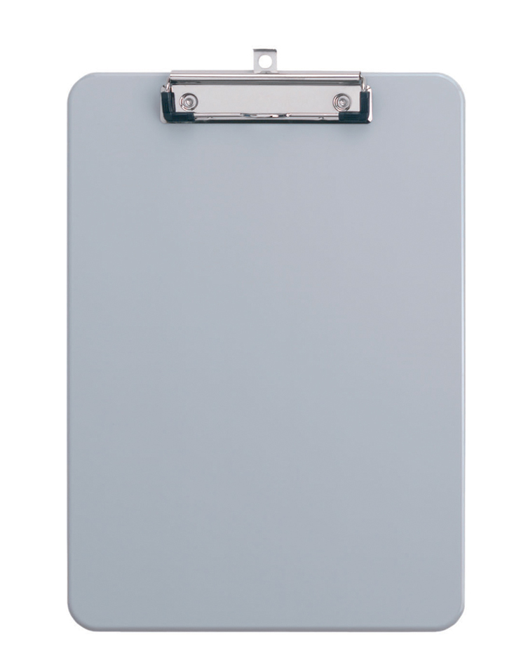 MAUL Porte-bloc en plastique, A4, gris, avec pince