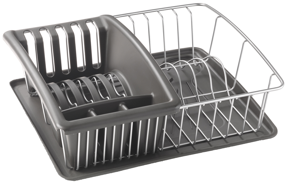 metaltex Égouttoir Aquatex PLUS, argent/anthracite
