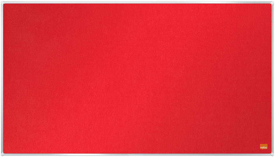 Visuel de référence : Tableau d'affichage en feutre Impression Pro Widescreen, rouge