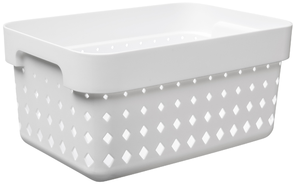 NHG Bac de rangement SEOUL BASKET S, PP, blanc