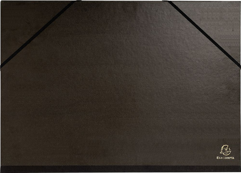 EXACOMPTA Carton à dessin, 260 x 330 mm, carton, noir